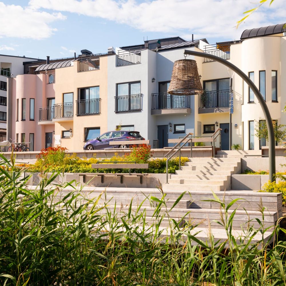 Broparken i Vallastaden, Linköping. Foto: Kola Productions.