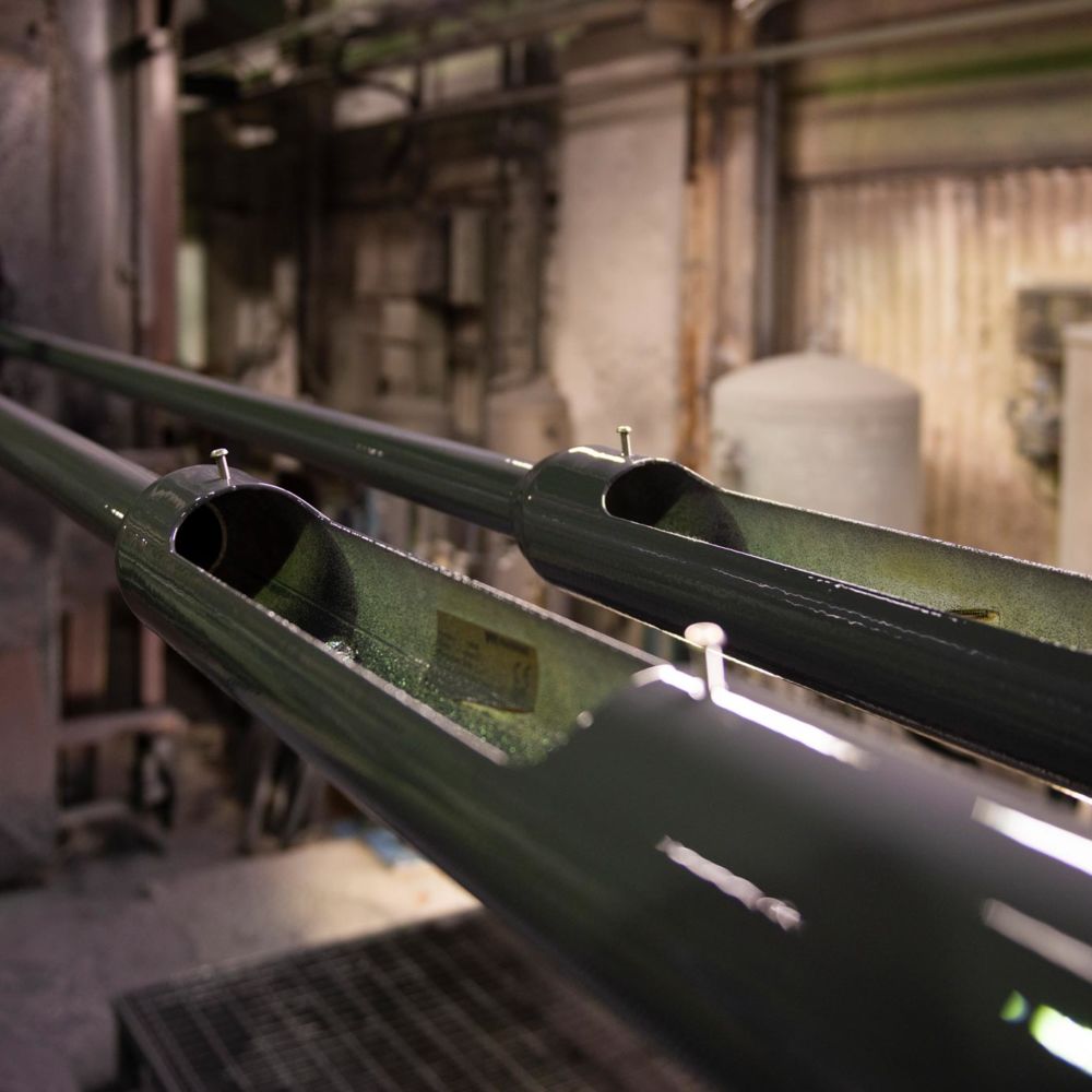 Termoplastning med MM ThermoCoat hos Alucrom. Foto: Kola Productions.