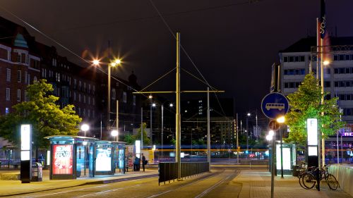 Spårvägsstolpar från Moramast, i Göteborg. Foto: Johan Larsson.
