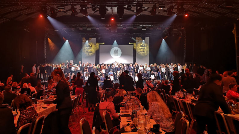 Alla mottagare av Svenska Designpriset 2019, efter prisutdelningen på Rondo vid Liseberg i Göteborg.