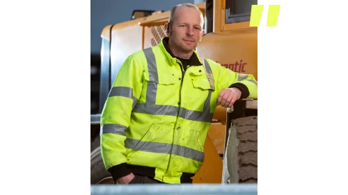 Andreas Grund, truckförare