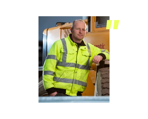 Andreas Grund, truckförare