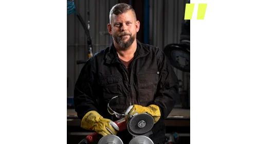 Patrik Stens, montering aluminium och Absorbent