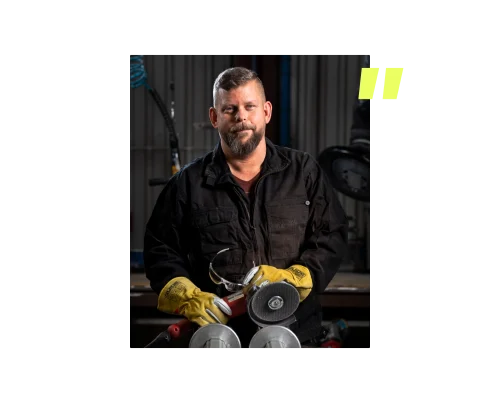 Patrik Stens, montering aluminium och Absorbent