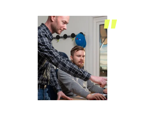 Personal på konstruktionsavdelningen