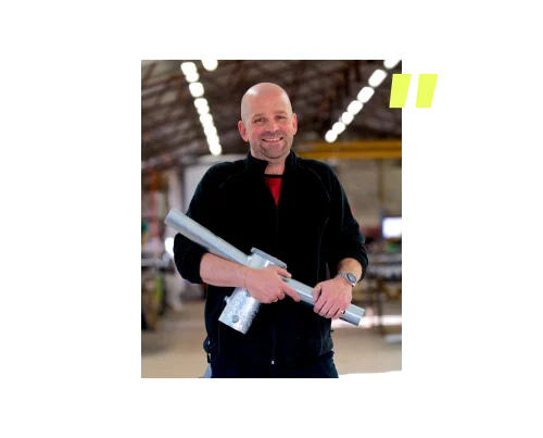 Örjan Hagberg, arbetsledare montering