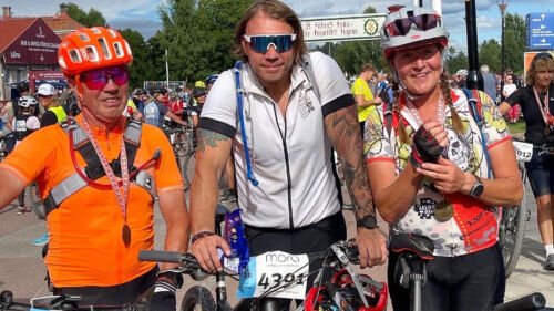 Kollegor från Moramast efter Cykelvasan