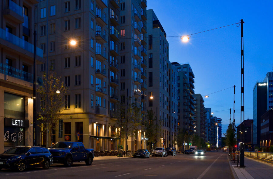 Spännstolpar från Moramast i Hagastaden. Foto: Göran Assner.