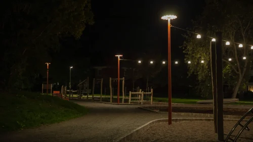 Linspann i Kanonkulleparken. Foto: Clara Frænkel.