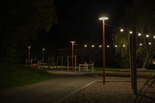 Linspann i Kanonkulleparken. Foto: Clara Frænkel.